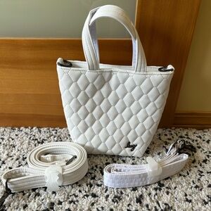 LUG Tip Toe White Matte Luxe VL Crossbody Bag with Bonus VL Strap! 🔥 NWOT